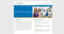 Desktop Screenshot of cellerant.com